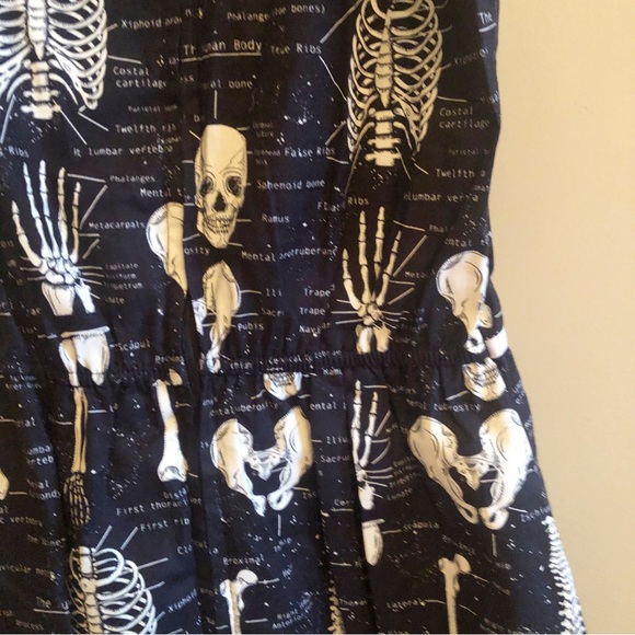 NWT Folter Glow in the Dark Skeleton Dress - Picture 7 of 12